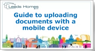 Guide to uploading documents with a mobile device